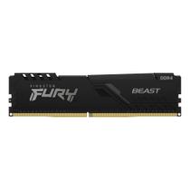 Memória Kingston FURY Beast 16 GB 3600 MHz DDR4 CL18 preta Memória Kingston FURY Beast 16 GB 3600 MHz DDR4 CL18 preta