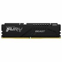 Memória Kingston Fury Beast, 16GB, 4800MHz, DDR5, CL38, Preto - KF548C38BB-16