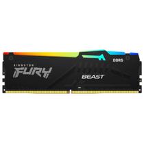 Memória Kingston Fury Beast 16Gb 5200Mhz Ddr5 Rgb Cl40 Preto