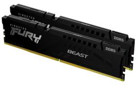 Memória Kingston Fury Beast 64 GB (2x32 GB) 6000 MT/s DDR5 CL30 Memória Kingston Fury Beast 64 GB (2x32 GB) 6000 MT/s DDR5 CL30