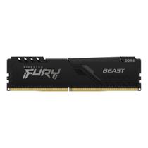 Memória Kingston Fury Beast, 8GB, 3200MHz, DDR4, CL16, Preto - KF432C16BB/8 - BEAST FURY