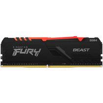 Memória Kingston Fury Beast 8GB 3200MHz DDR4 RGB CL16 - KF432C16BBA/8