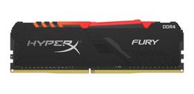 Memória Kingston Fury Beast, 8GB, 3200MHZ, DDR4, RGB, PRETO - KF432C16BBA/8