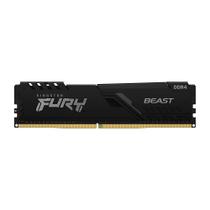 Memória Kingston Fury Beast 8GB DDR4 3200Mhz Preto - KF432C16BB/8