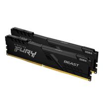 Memória Kingston Fury Beast Black 16 GB (kit de 2) DDR4 3200 MHz Memória Kingston Fury Beast Black 16 GB (kit de 2) DDR4 3200 MHz