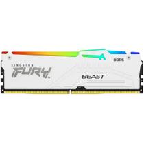 Memória Kingston Fury Beast para Intel XMP, RGB, 32GB, 6000MHz, DDR5, CL40, Branco - KF560C40BWA-32