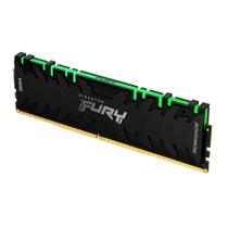 Memória Kingston Fury Renegade, 16GB, 3600MHz, DDR4, CL16, RGB, Preto, KF436C16RB1A/16