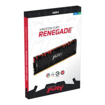 Memória Kingston Fury Renegade, 8GB, 3600MHz, DDR4, CL16, Preto, RGB, KF436C16RBA/8