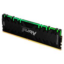 Memória Kingston Fury Renegade RGB Black, 16GB, DDR4, 3200MHz, 1.35V, Desktop - KF432C16RB12A/16