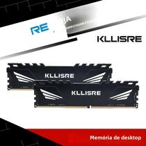 Memória Kllisre-ddr4 ram para desktop, 8gb, 16gb, 2666mhz, 3200mhz, alta compatibilidade