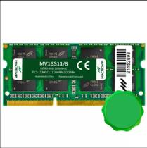 Memória macrovip notebook ddr3l 8gb 1600mhz mv16ls11/8 - MICROVIP