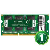 MEMÓRIA NB MACROVIP DDR3 4GB 1333MHz PC3-10600 CL9 MV13S9/4