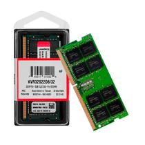Memoria Notebook 32Gb Ddr4 3200 Cl 22 1.2V 2RX8 KVR32S22D8/32 Kingston
