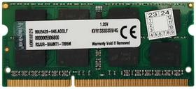 MEMORIA NOTEBOOK 4GB DDR3 1333MHz KINGSTON CL9 VERDE