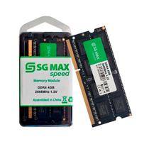 Memoria Notebook 4Gb Ddr4 2666 CL19 1.2V SODDIM SGM4GL2666CL19NB SGMAX