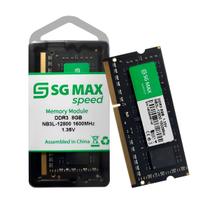 Memoria Notebook 8Gb Ddr3L 1600 Cl 11 1.35V SODDIM SGM8GL1600CL11NB SGMAX