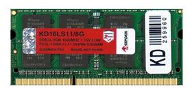 Memória Notebook DDR3L 8GB 1600mhz 1.35v Keepdata