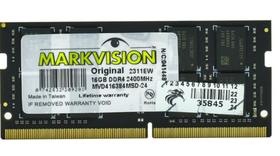 Memória notebook ddr4 16gb pc2400 markvision mvd416384msd-24