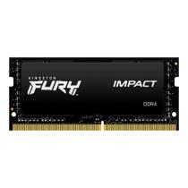 Memória Notebook Kingston Fury Impact 8GB DDR4 3200Mhz Preto - KF432S20IB/8