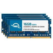 Memória OWC 64 GB (4 x 16 GB) PC19200 DDR4 2400 MHz CL17 Memória OWC 64 GB (4 x 16 GB) PC19200 DDR4 2400 MHz CL17