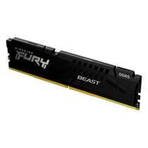 Memória para Desktop 8GB DDR5 Kingston FURY Beast Black 8GB 5600Mhz CL36 1,25V 1Rx16 288 pinos