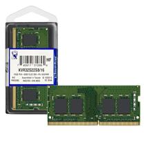 Memória Para Notebook 16GB Kingston ValueRAMM DDR4 3200MHz CL22 1,2V 1Rx8 KVR32S22S8 16
