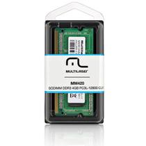 Memória Para Notebook DDR3 4GB 1600 MHZ 1,35V SODIMM - Multilaser MM420