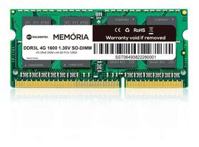 Memória para Notebook DDR3L 4GB 1600MHz Goldentec