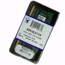 Memória para Notebook Kingston 4GB 1600MHz DDR3L CL11 KVR16LS11/4
