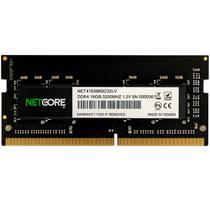 Memoria para Notebook Netcore 16GB DDR4 3200MHz, SODIMM, PC4-25600 , CL22, 1.2V - NET416384SO32LV Memoria para Notebook Netcore 16GB DDR4 3200MHz, SODIMM, PC4-25600 , CL22, 1.2V - NET416384SO32LV