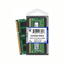 Memoria para Notebook ValueRAM Kingston DDR4 8GB 2666MHz KVR26S19S8 8