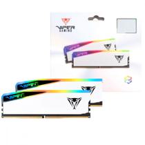 Memória Patriot Viper Elite 5 32GB 2X16GB 7000MHz DDR5 RGB CL38 Branco