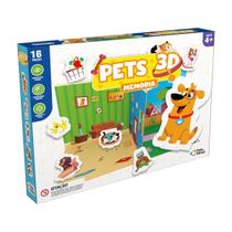 Memória Pets 3D - Pais e Filhos