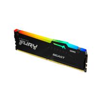 Memória RAM 16gb DDR5 Kingston Fury Beast RGB, 6000MTs, CL36, Preto, KF560C36BBEA/16