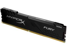 Memória RAM 4GB DDR4 HyperX Fury 2666Mhz - com Dissipador