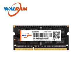 Memória RAM 8GB DDR3 para Notebook 1600MHz Walram