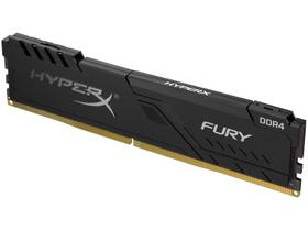 Memória RAM 8GB DDR4 HyperX Fury - 2666Mhz com Dissipador