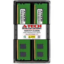 Memória RAM A-Tech 16 GB (2x8 GB) DDR5 4800 MHz Non-ECC UDIMM Memória RAM A-Tech 16 GB (2x8 GB) DDR5 4800 MHz Non-ECC UDIMM