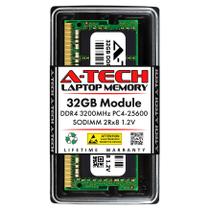 Memória RAM A-Tech 32 GB DDR4 3200 MHz PC4-25600 SODIMM de 260 pinos