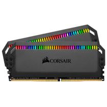 Memória RAM Corsair Dominator Platinum DDR4 16GB (2X8GB) 3200MHz RGB - Preto (CMT16GX4M2E3200C16)