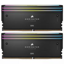 Memória RAM Corsair Dominator Titanium DDR5 96GB (2x48GB) 6600MHz RGB - Preto (CMP96GX5M2B6600C32) Memória RAM Corsair Dominator Titanium DDR5 96GB (2x48GB) 6600MHz RGB - Preto (CMP96GX5M2B6600C32)