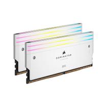 Memória RAM Corsair Dominator Titanium, RGB, 32GB (2x16GB), 6000MHz, DDR5, CL30, para Intel XMP, Branco - CMP32GX5M2B6000C30W