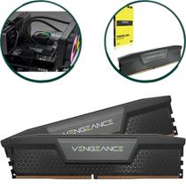 Memória RAM Corsair Vengeance 16GB DDR5 5200MHz CL40 Preta CMK16GX5M1B5200C40 Memória RAM Corsair Vengeance 16GB DDR5 5200MHz CL40 Preta CMK16GX5M1B5200C40