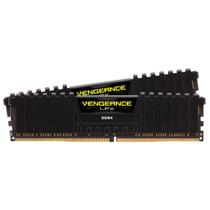 Memória RAM Corsair Vengeance LPX 16GB (2x8GB), 2666MHz, DDR4, CL16, Preto - CMK16GX4M2A2666C16