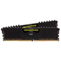 Memória RAM Corsair Vengeance LPX 16GB (2x8GB), 3600Mhz, DDR4, CL18, Preto - CMK16GX4M2D3600C18