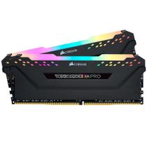 Memória RAM Corsair Vengeance RGB Pro, 16GB (2x8GB), 3600MHz, DDR4, CL18, Preto - CMW16GX4M2Z3600C18