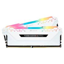 Memória RAM Corsair Vengeance RGB Pro 16GB DDR4 3600MHz Branco - Kit 2x8GB