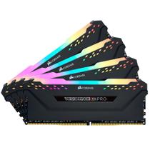 Memória RAM Corsair Vengeance RGB Pro, 32GB (4x8GB), 3600MHz, DDR4, CL18, Preto - CMW32GX4M4D3600C18