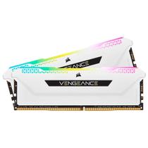 Memória RAM Corsair Vengeance RGB PRO SL, 16GB (2x8GB), 3200MHz, DDR4, CL16, Branco - CMH16GX4M2E3200C16W