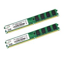 Memória Ram Ddr2 800mhz 2gb Kit Com 2 Unidades Total 4gb